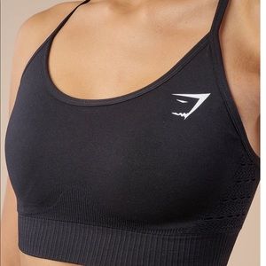 Gymshark Energy Seamless Sports Bra in Black